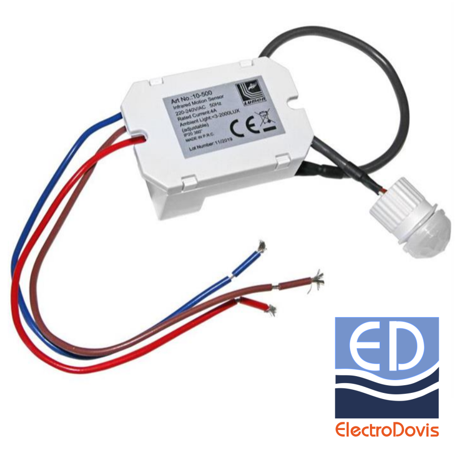 SENZOR DETECTIE MISCARE 360* incastrat 10-500 Lumen