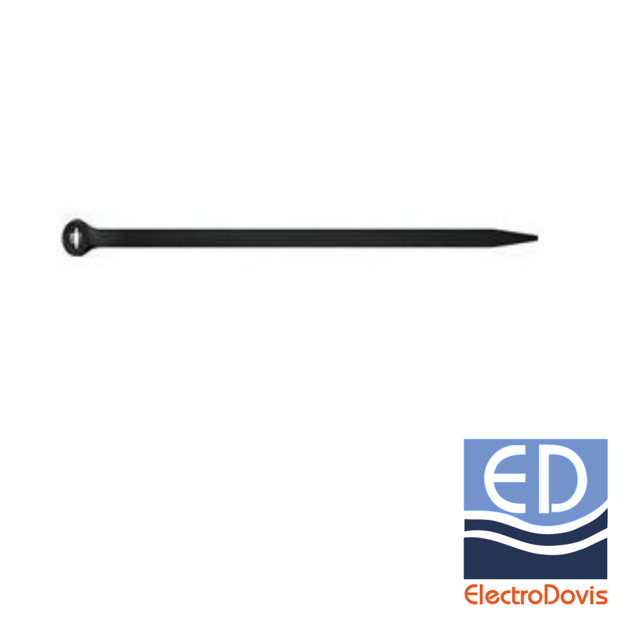 CRAVATA CABLU 2-LOCK 3,5 x 200 black