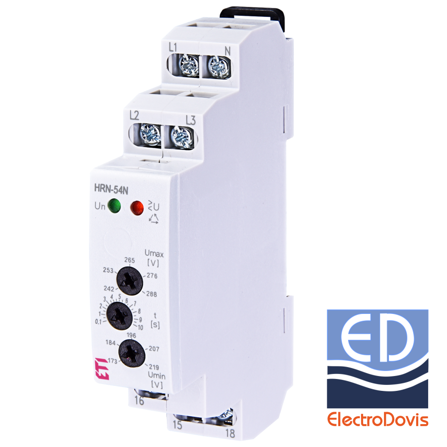 RELEU SUPRAV. tensiune trifazic 3 faze+neutru HRN-54N Eti 002471412