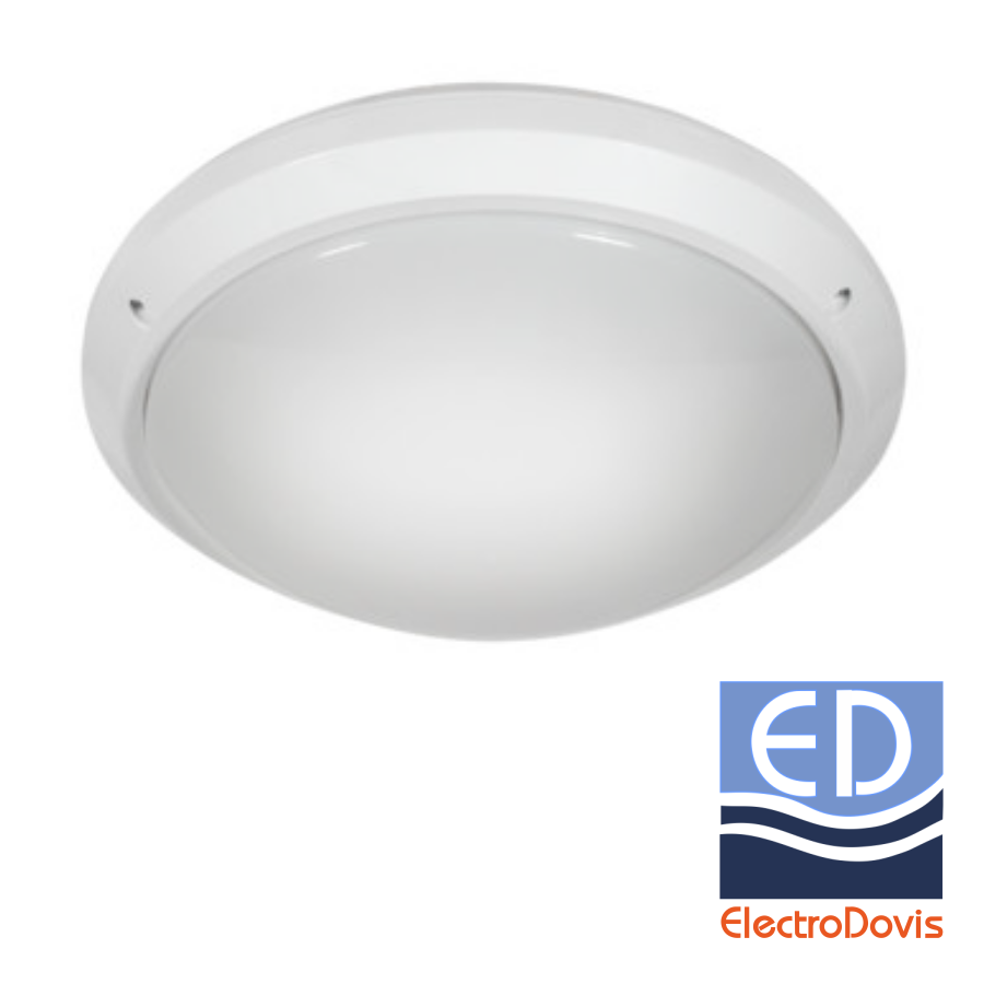 PLAFONIERA 1Xmax.60W E27 IP54 alba MARC DL-60
