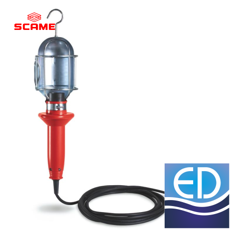 LAMPA PORT.60W 10m 2x0,75mm SCAME 770.208