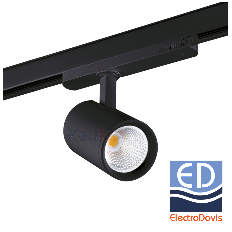 PROIECTOR LED 18W 4000K 1800lm IP20 NEGRU PE SINA ATL1 18W-940-S6-B