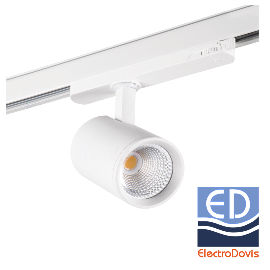 PROIECTOR LED 18W 4000K 1800lm IP20 ALB PE SINA ATL1 18W-940-S6-W