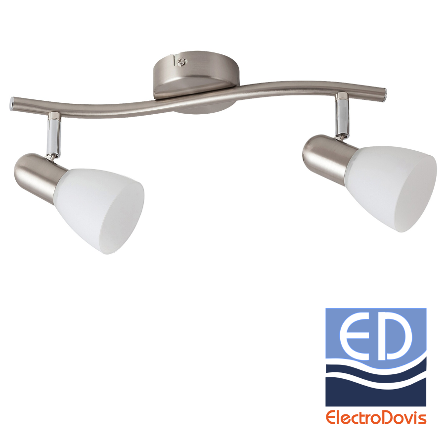 LAMPA SPOT CROM SATINAT 2Xmax.40W E14 IP20 SOMA 6302