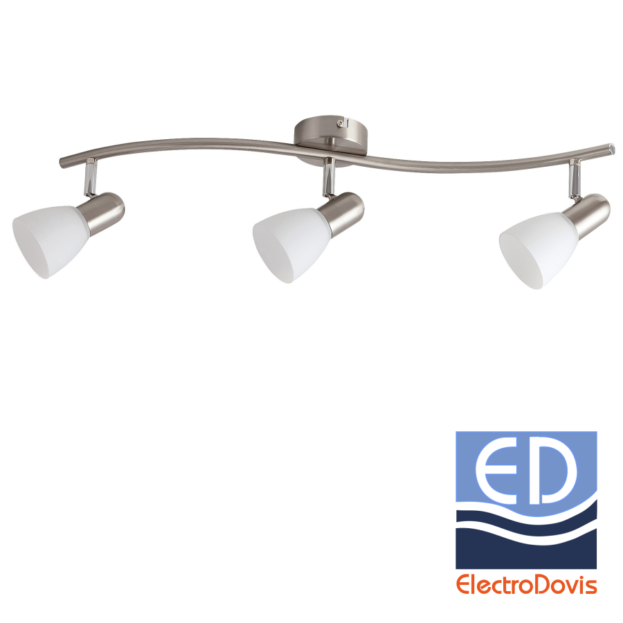 LAMPA SPOT CROM SATINAT 3Xmax.40W E14 IP20 SOMA 6303