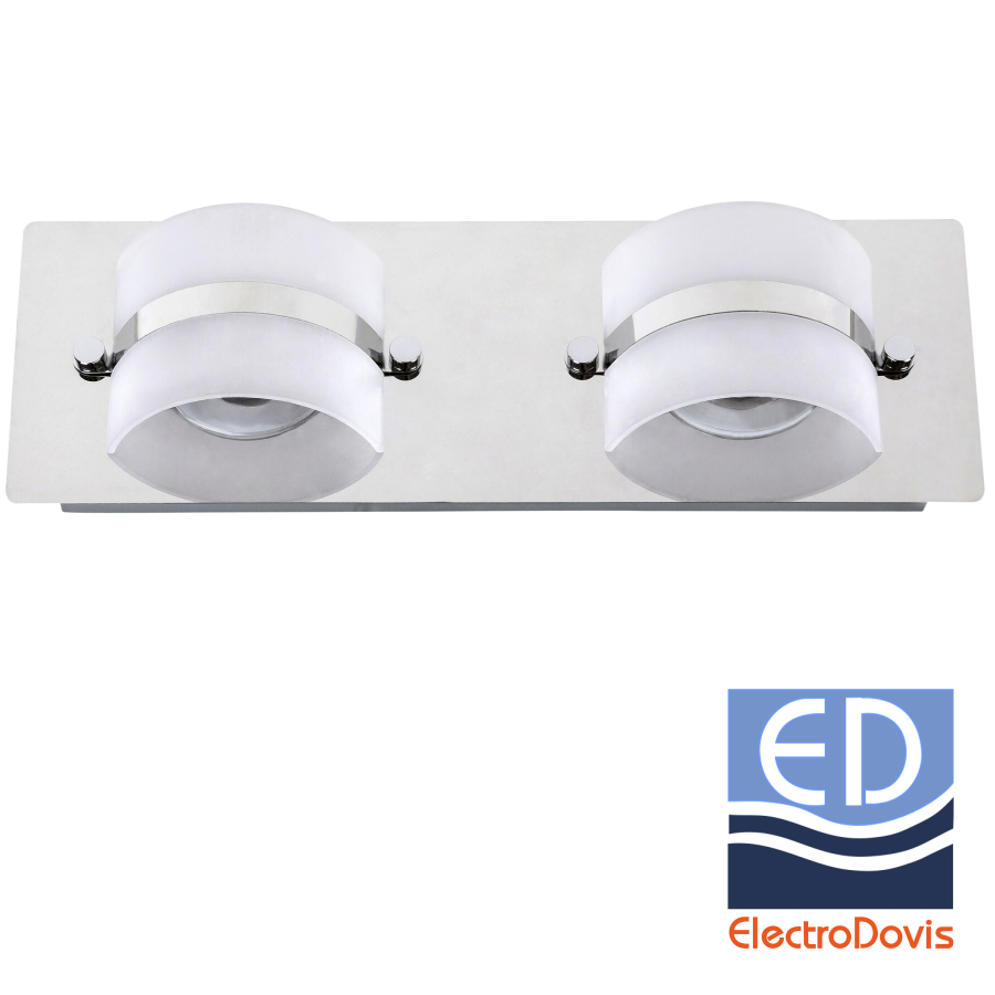 APLICA LED CROM pentru BAIE 2X5W 4000k 730lm IP44 TONY 5490