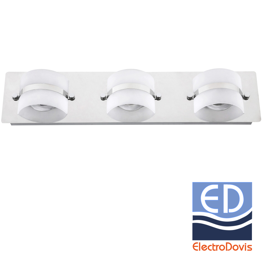 APLICA LED CROM pentru BAIE 3X5W 4000k 1095lm IP44 TONY 5491