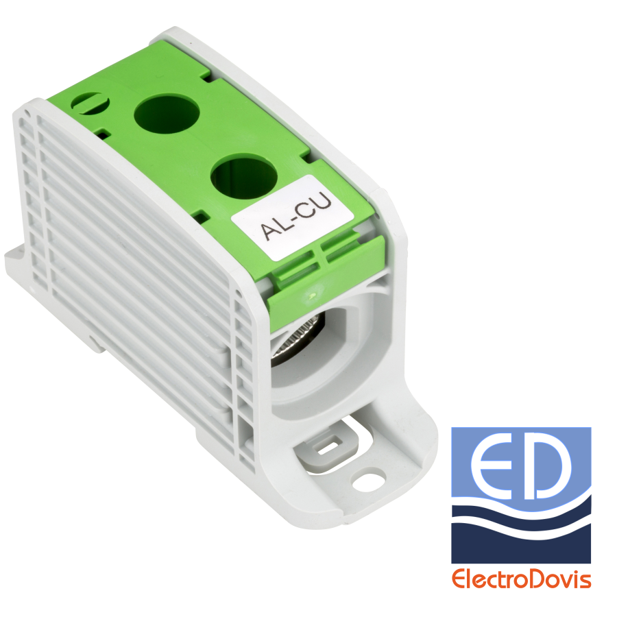 CLEMA SINA DIN 185mmp verde IKA21530 Al-Cu SCHRACK