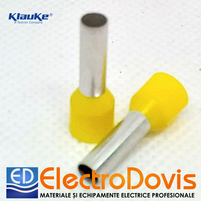 TUB DE CAPAT 6 mmp L=18mm GALBEN Klauke 100buc/pac