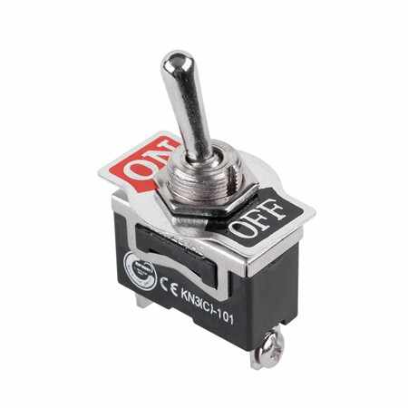 INTRERUPATOR 2 pozitii simplu 10A/250VAC ; 15A/125VAC KN3(C)-101 cu suruburi