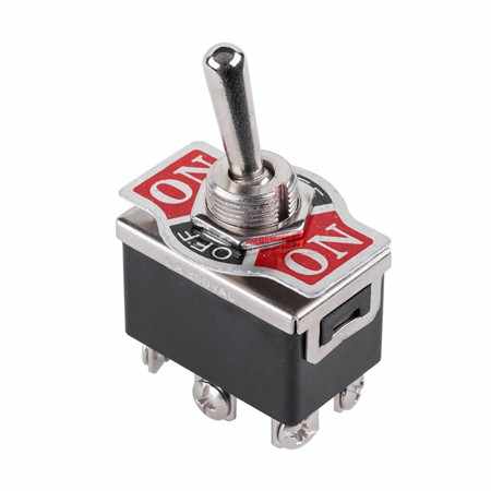 INTRERUPATOR 3 pozitii dublu 6A/250VAC KN3-203