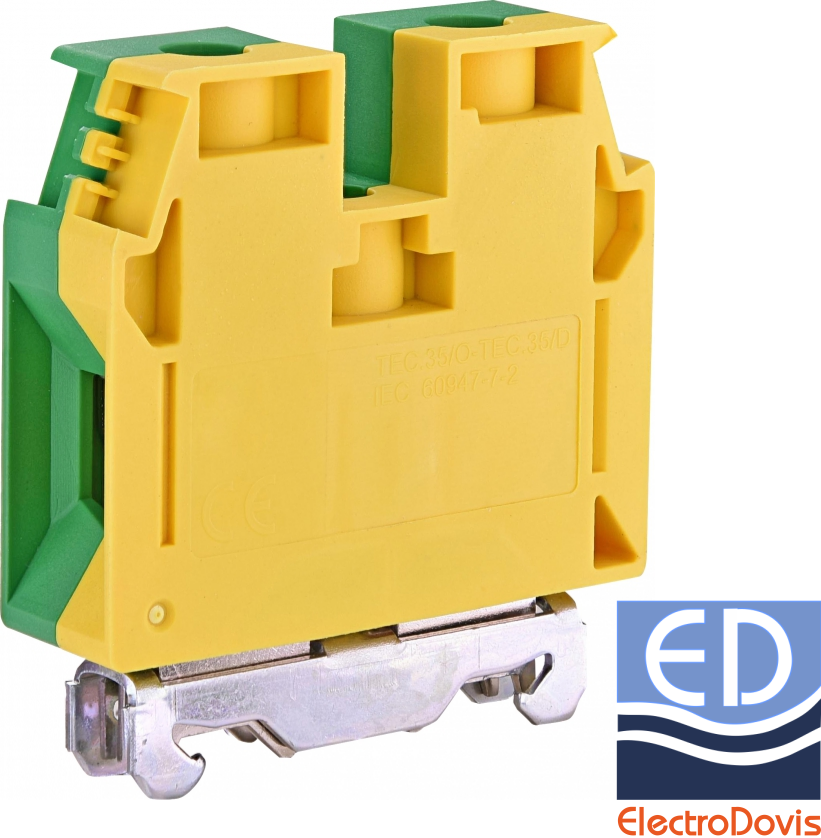 CLEMA SINA DIN 35mmp verde-galben ESC-TEC.35/O Eti 003903073