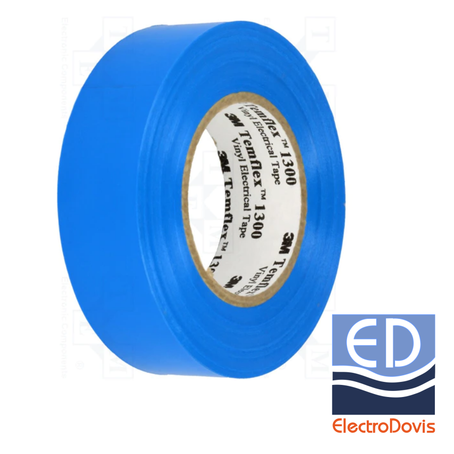 BANDA izolatoare TEMFLEX 1300 albastra 19mmX20m