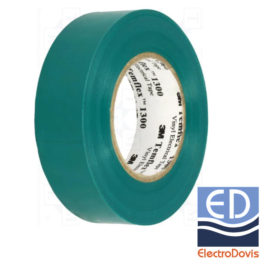 BANDA izolatoare TEMFLEX 1300 verde 19mmX20m