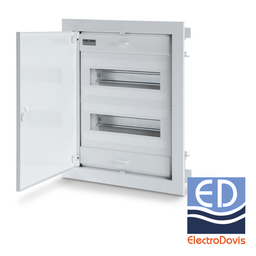 TABLOU 24M ST usa metalica IP40 SCAME 677.2024.1