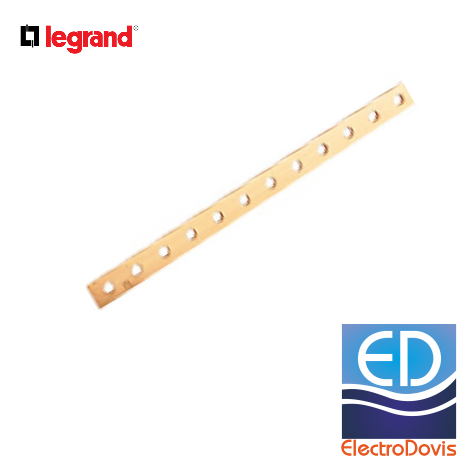BARA CUPRU SECT. 18x4 M6 990mm Legrand
