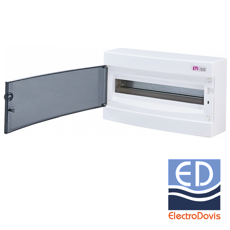 TABLOU 18M pentru IP40 usa transparent , include bara nul ETI 001101002