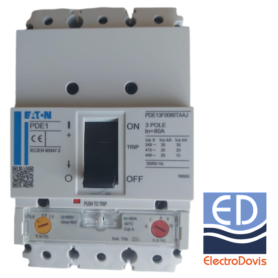 USOL 80A PDE13F0080TAAJ 3P Eaton