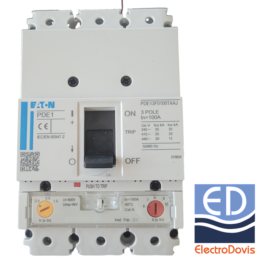 USOL 100A PDE13F0100TAAJ 3P Eaton