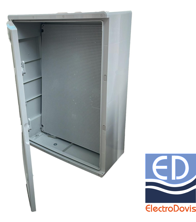DULAP ABS 800x600x260 IP65 USA MATA SPV (contrapanou plastic perforat)