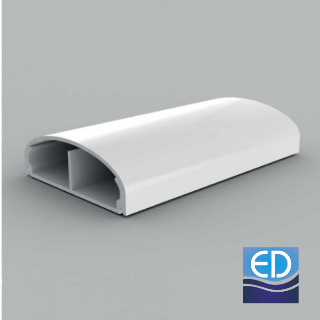 CANAL CABLU PVC (pardos.) LE60 60x19.5 alb