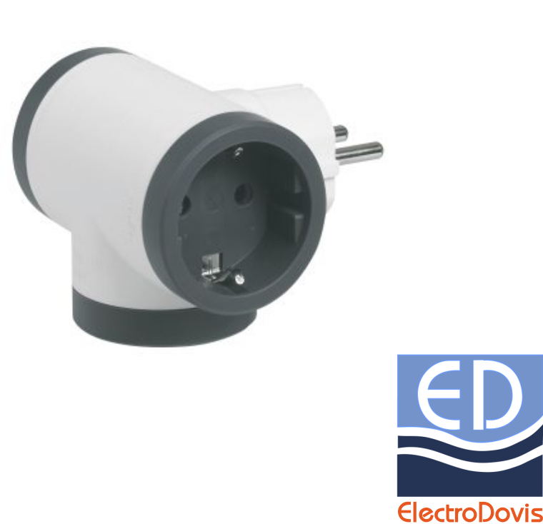 ADAPTOR SUKO/3 IESIRI CP 694520 negru Legrand NOU (vechi 50662)