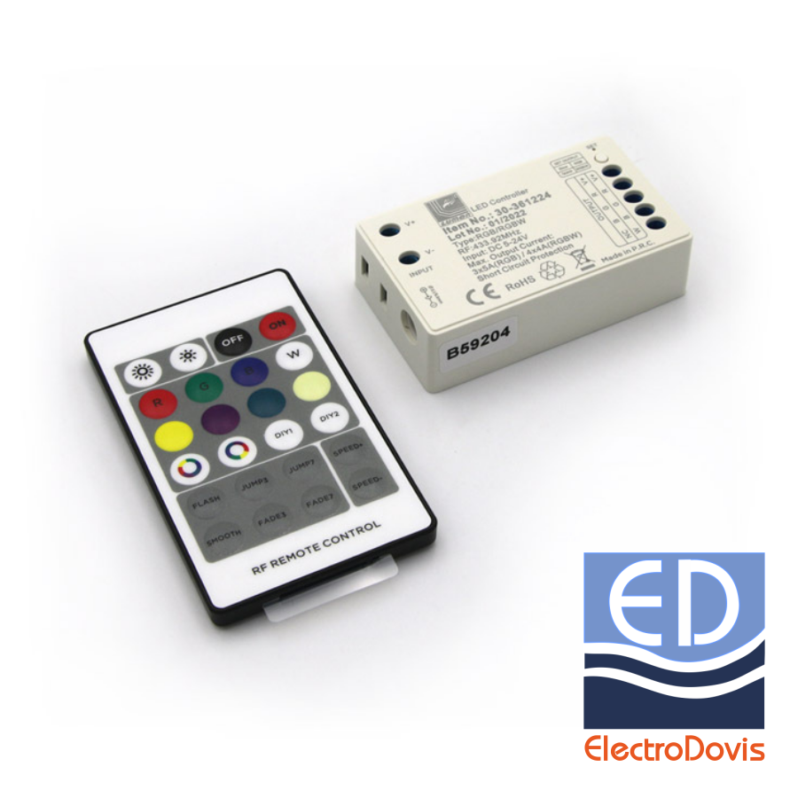 DIMMER pentru banda led RGB+ALB 15A 180W/12V;360W/24V 30-361224 LUMEN