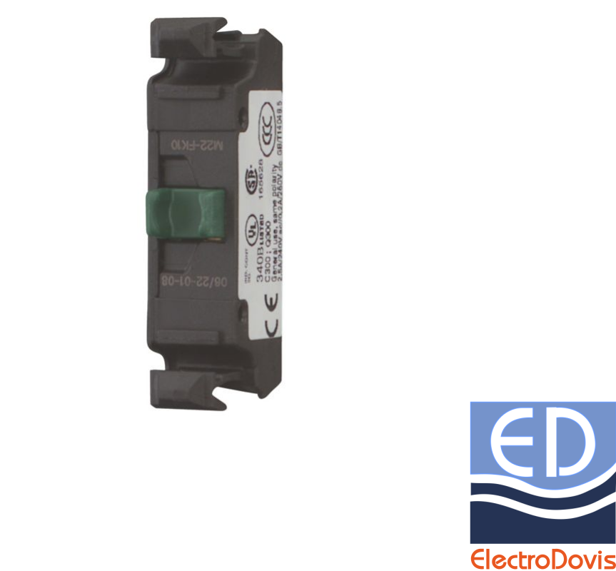 CONTACT M22-FK10 ND slim pentru buton - cu borne rapide Eaton
