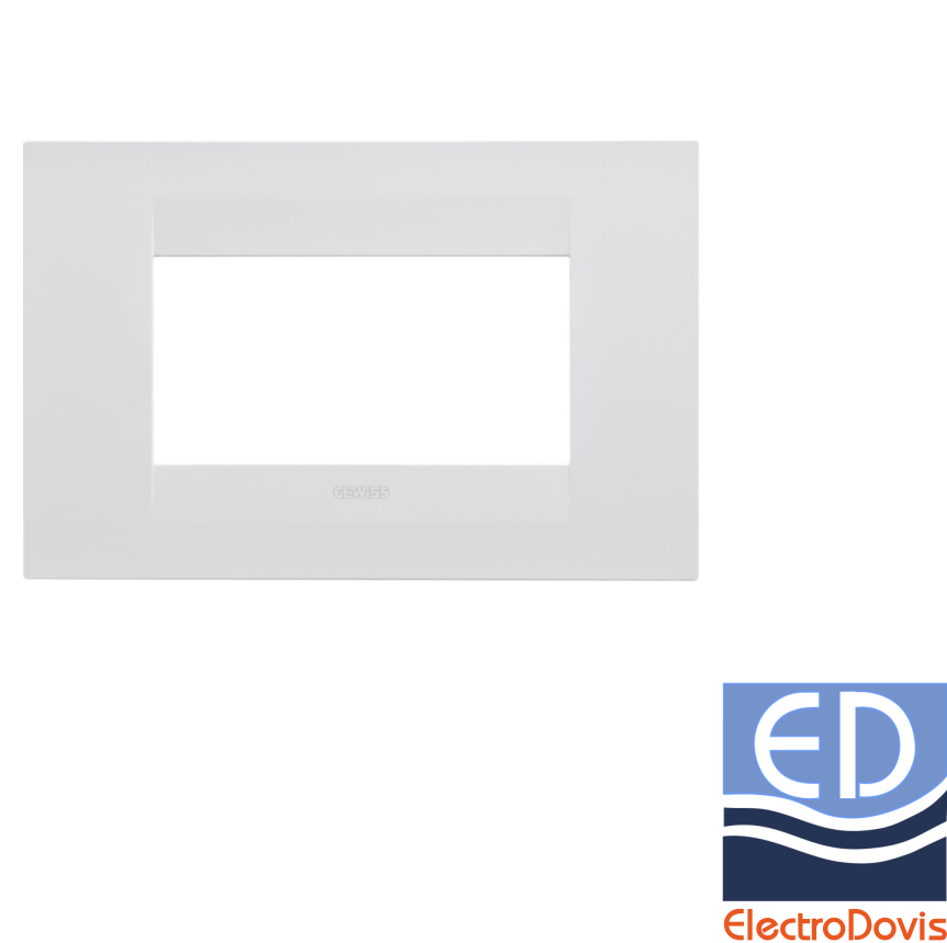 PLACA 4P Geo Chorus Alb Satinat GW16404VW