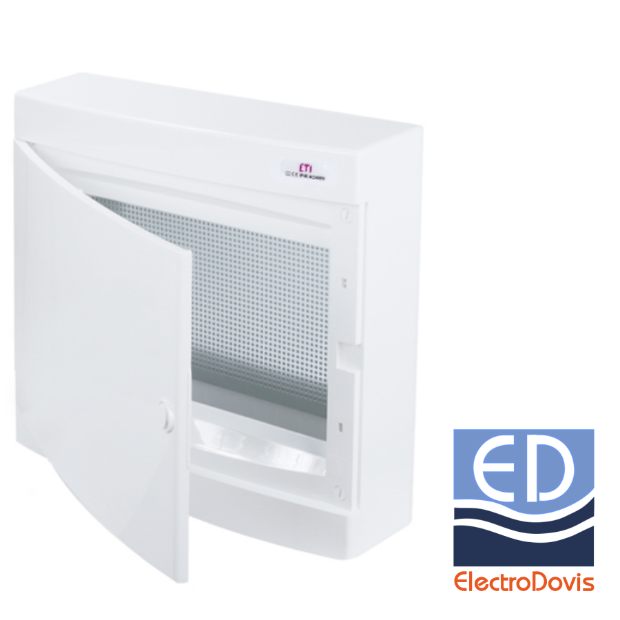 TABLOU MULTIMEDIA aplicat IP40 ECT 2x18 MEDIAPO 361x396x112 mm ETI 001100210
