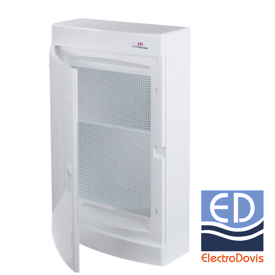 TABLOU MULTIMEDIA aplicat IP40 ECT 3x12 MEDIAPO 485x287x112 mm ETI 001100213