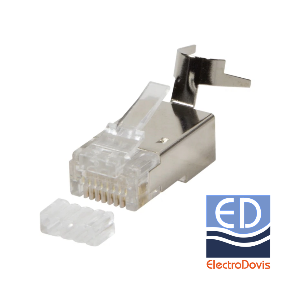 CONECTOR ecranat FTP RJ45 cat.6, 6A, 7, 8, 23AWG MP0030