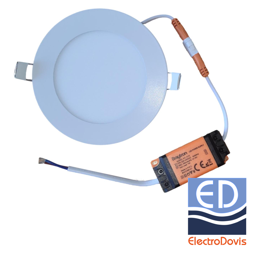 SPOT LED ROTUND 6W 6500K 470lm 120mm SPV BR-BP01-30630