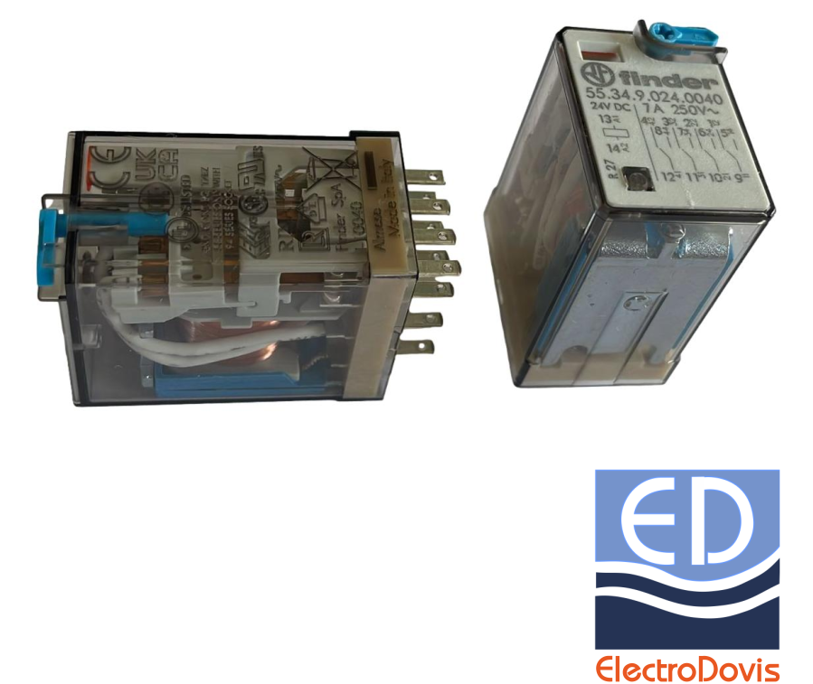 RELEU 7A/24V DC 4 contacte FINDER 55.34.9.024.0040