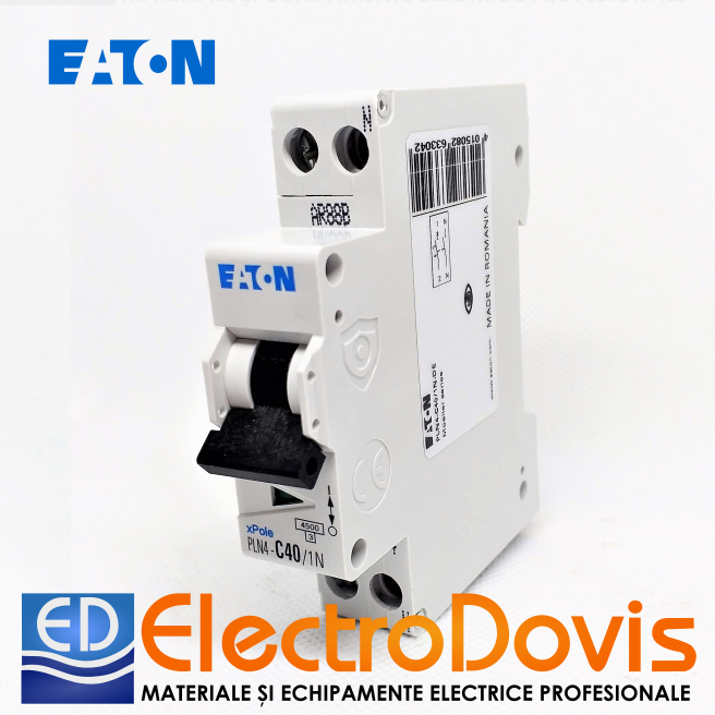 Întrerupător automat F+N PLN4 curba C 40A 4.5kA Eaton 263304