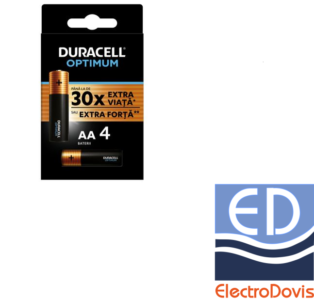 BATERIE DURACELL R6 OPTIMUM AA