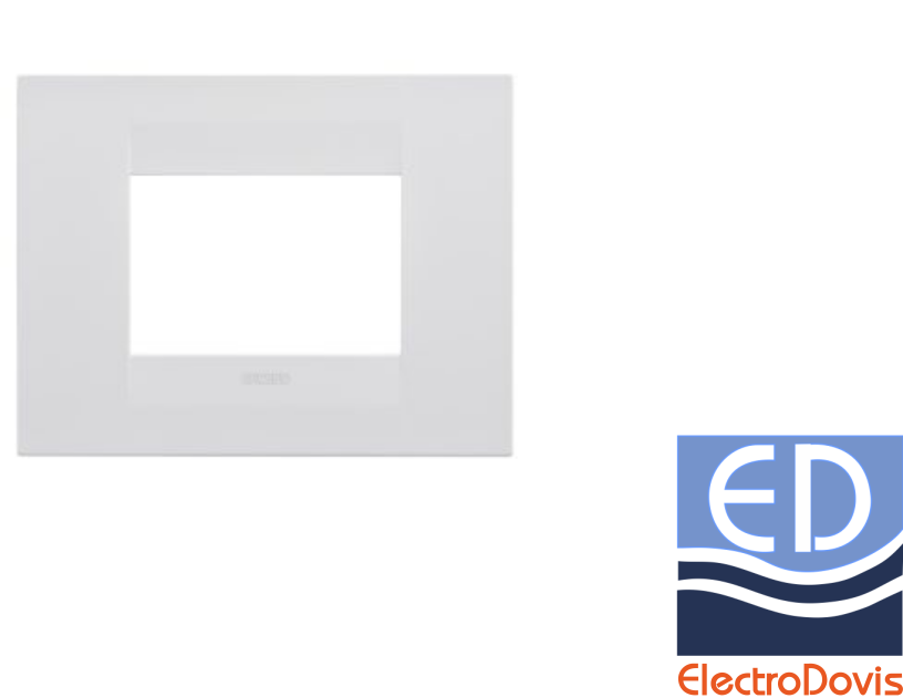 PLACA 3P Geo Chorus alb satinat GW16403VW