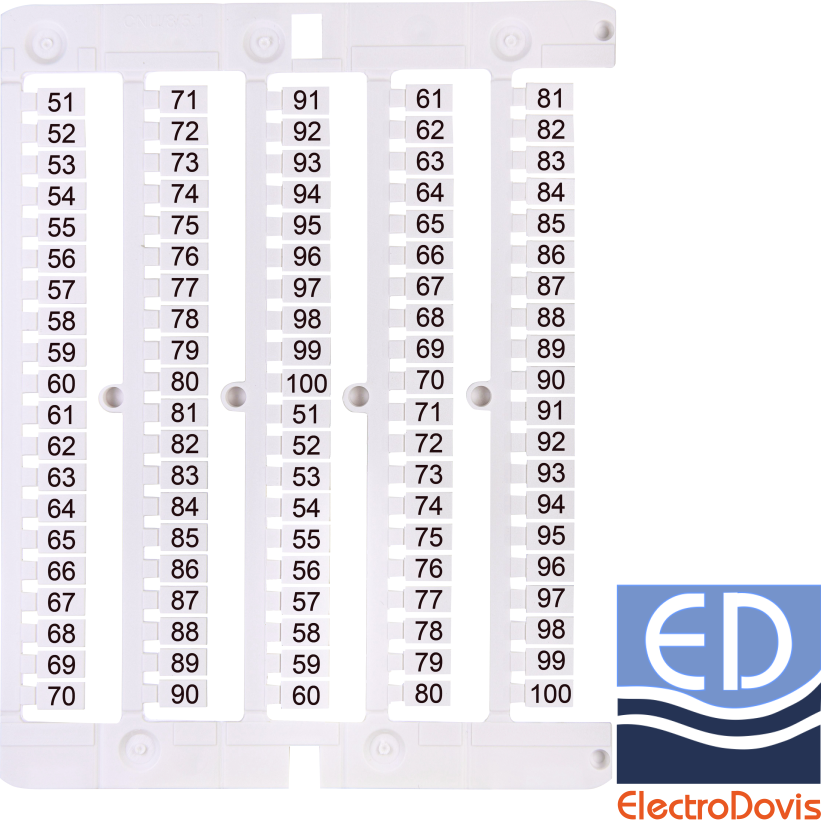 ETICHETE MARCARE cleme sina DIN 51-100 (1set=100 etichete) Eti 003903078