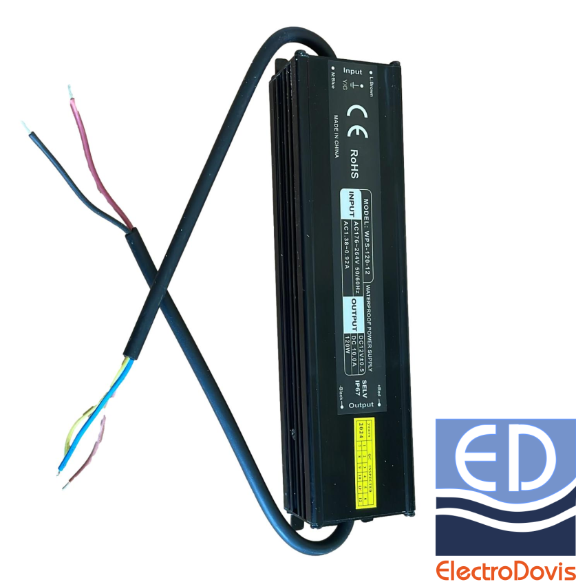 ALIMENTATOR 10A 12V 120W IP67 WPS-120-12