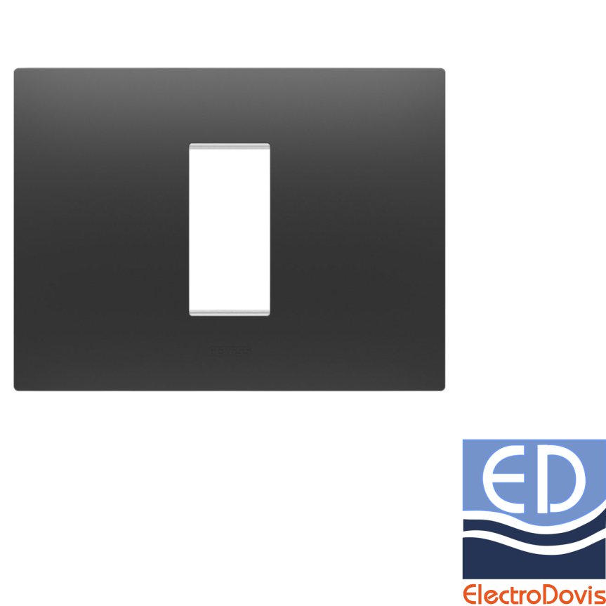 PLACA 1P Ego Chorus Negru Satinat GW16001DB