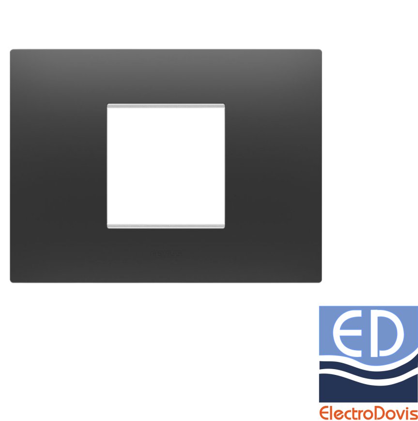 PLACA 2P Ego Chorus Negru Satinat GW16002DB