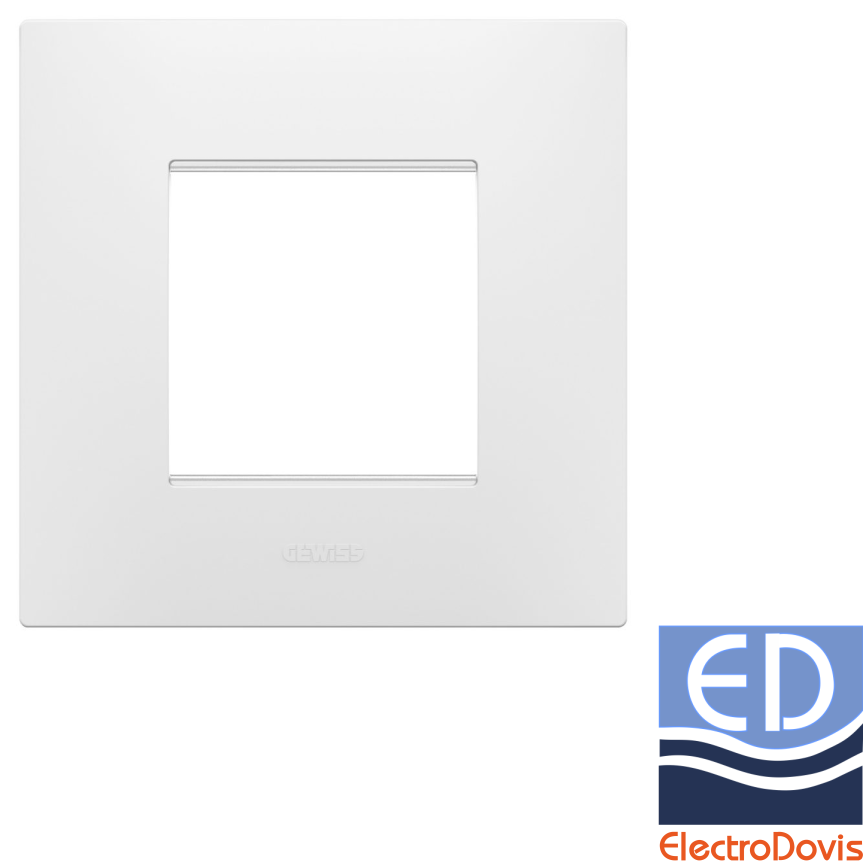 PLACA 2P Ego Chorus alb satinat patrata GW16022PW