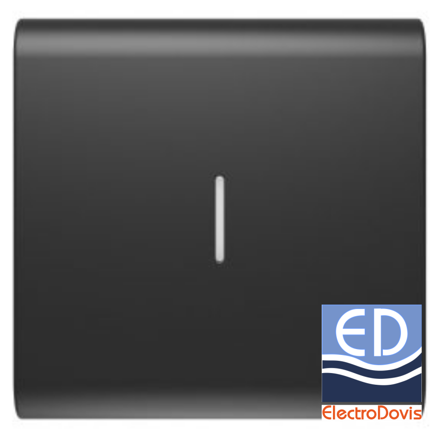 SMART TASTA Întrerupător axial 2M NEAGRA pentru led GW12556S
