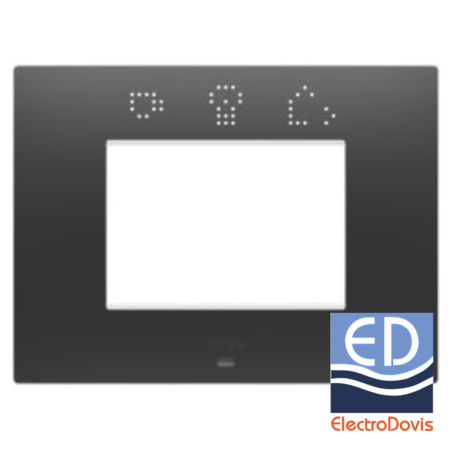 SMART PLACA 3P Ego Chorus Negru Satinat GW16003SDB