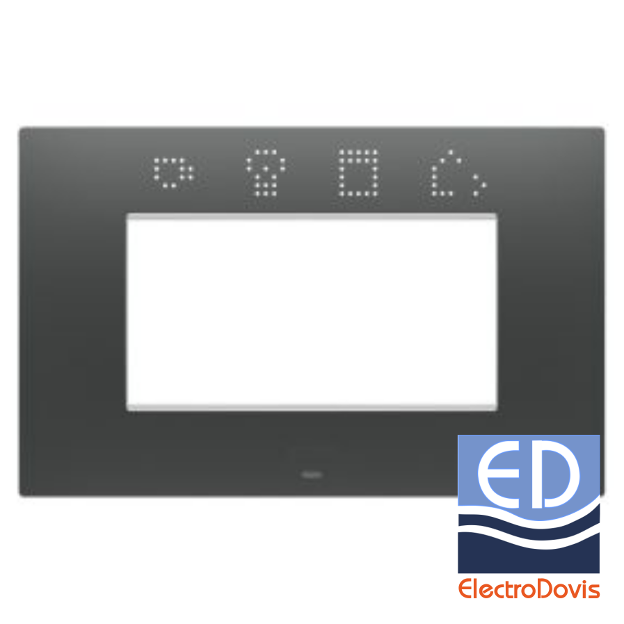 SMART PLACA 4P Ego Chorus Negru Satinat GW16004SDB