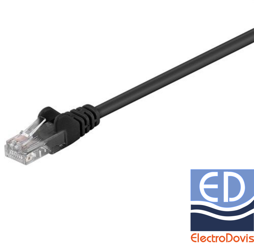 PATCH CORD UTP cat.5e 1m NEGRU