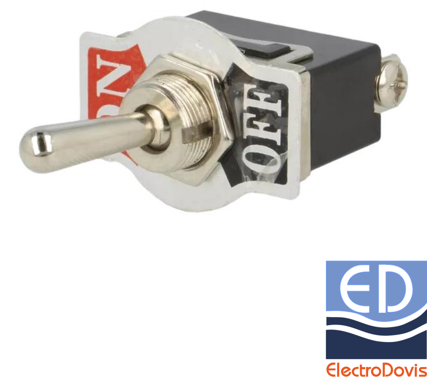 INTRERUPATOR 2 pozitii simplu 15A/250VAC ; 15A/125VAC KN3(C)-101 cu suruburi