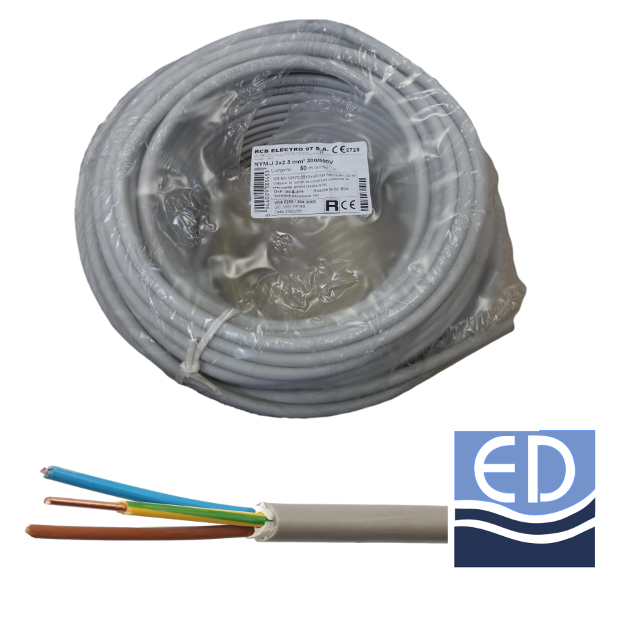 NYM-J 3X2,5 RCB rola 50m