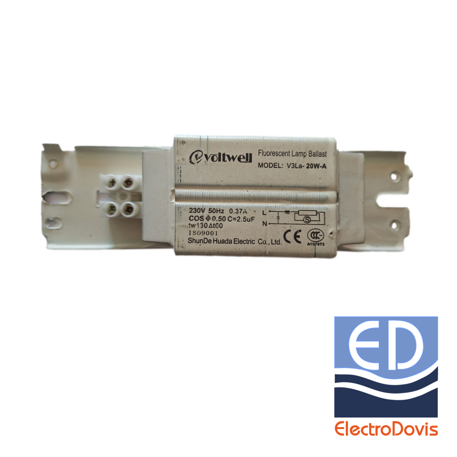 BALLAST 20W V3La-20-A electromagnetic