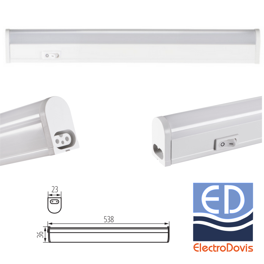 CORP LED 10W IP20 4000k cu intrerupator MERA LED 29211